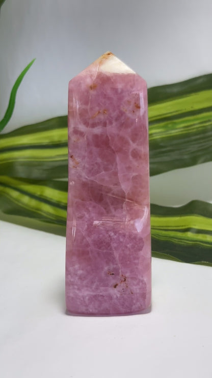 Pink Aragonite Tower 274g