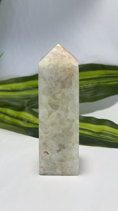 Pink Arogonite Tower 316g