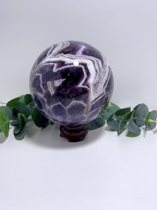 Chevron Amethyst Sphere 1.7kg