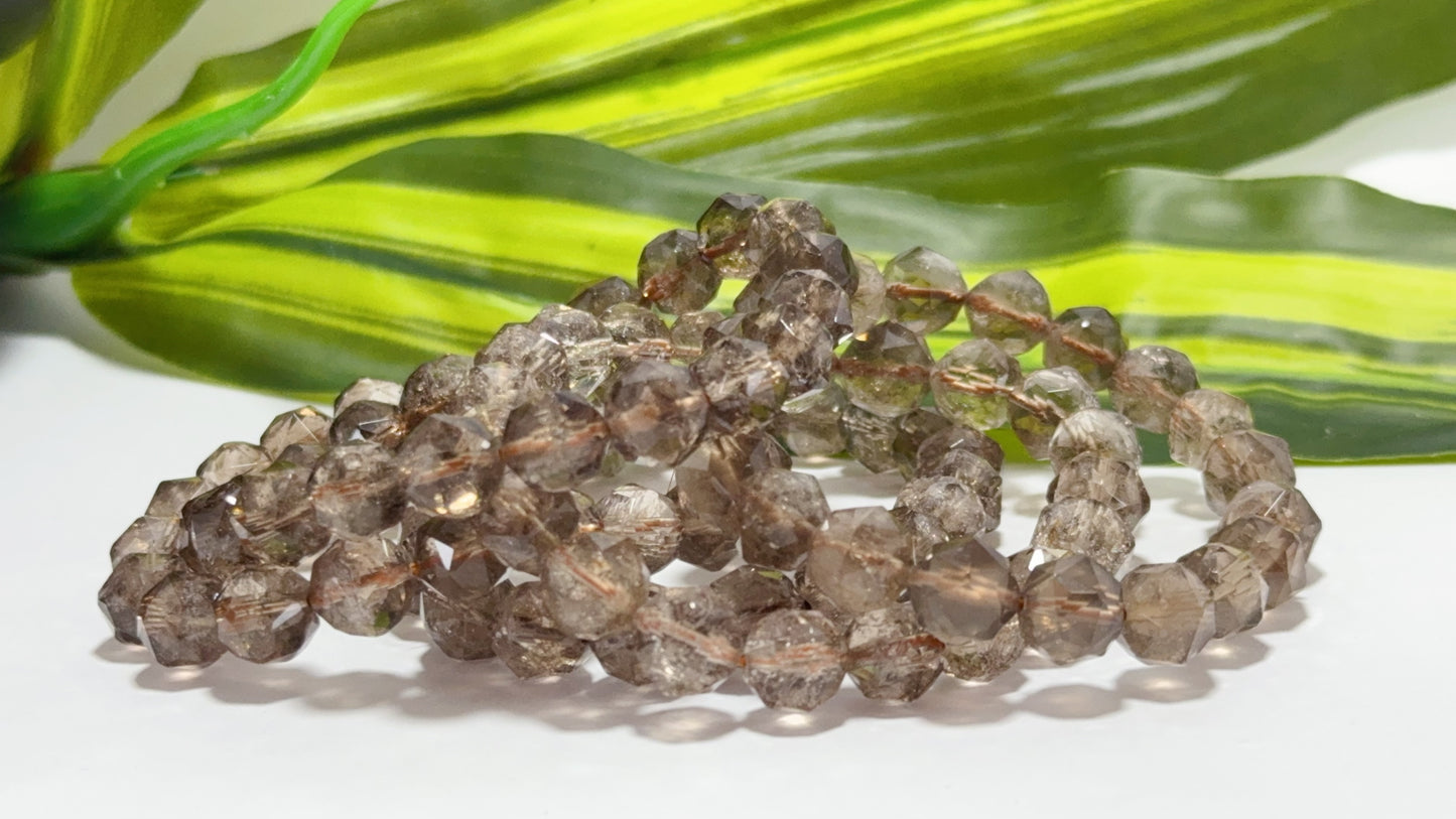 Smoky Quartz Faceted Bracelet 22g