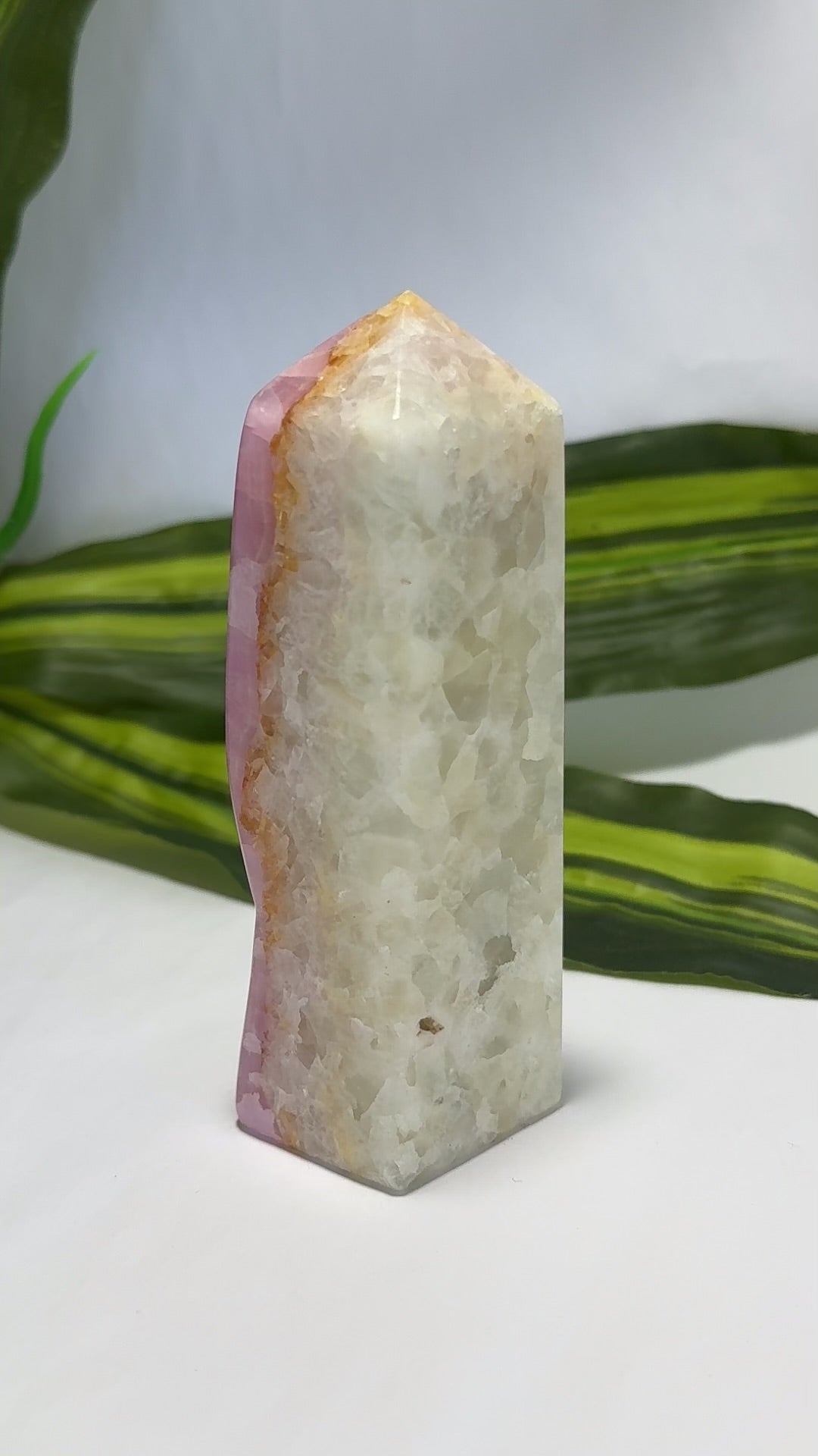 Pink Arogonite Tower 316g