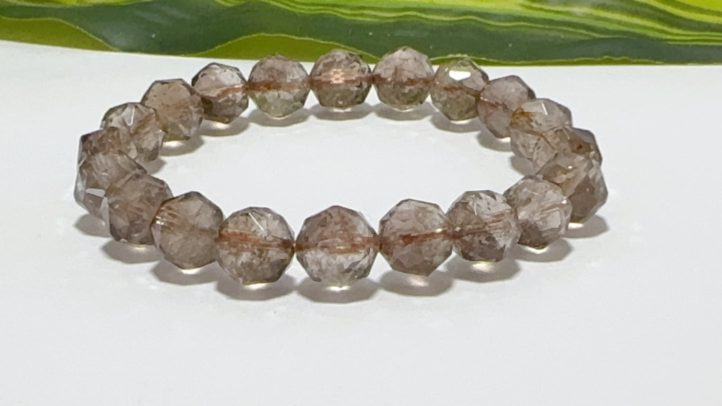 Smoky Quartz Faceted Bracelet 22g