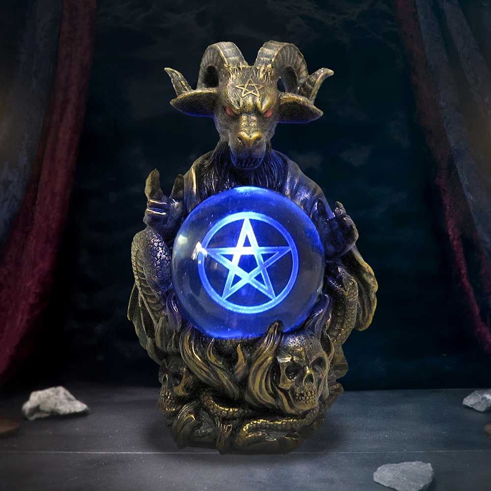 Orbuculum of the Baphomet Illuminating Figurine 16cm