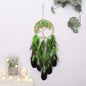 Green Aventurine Chip Feather  Dreamcatcher