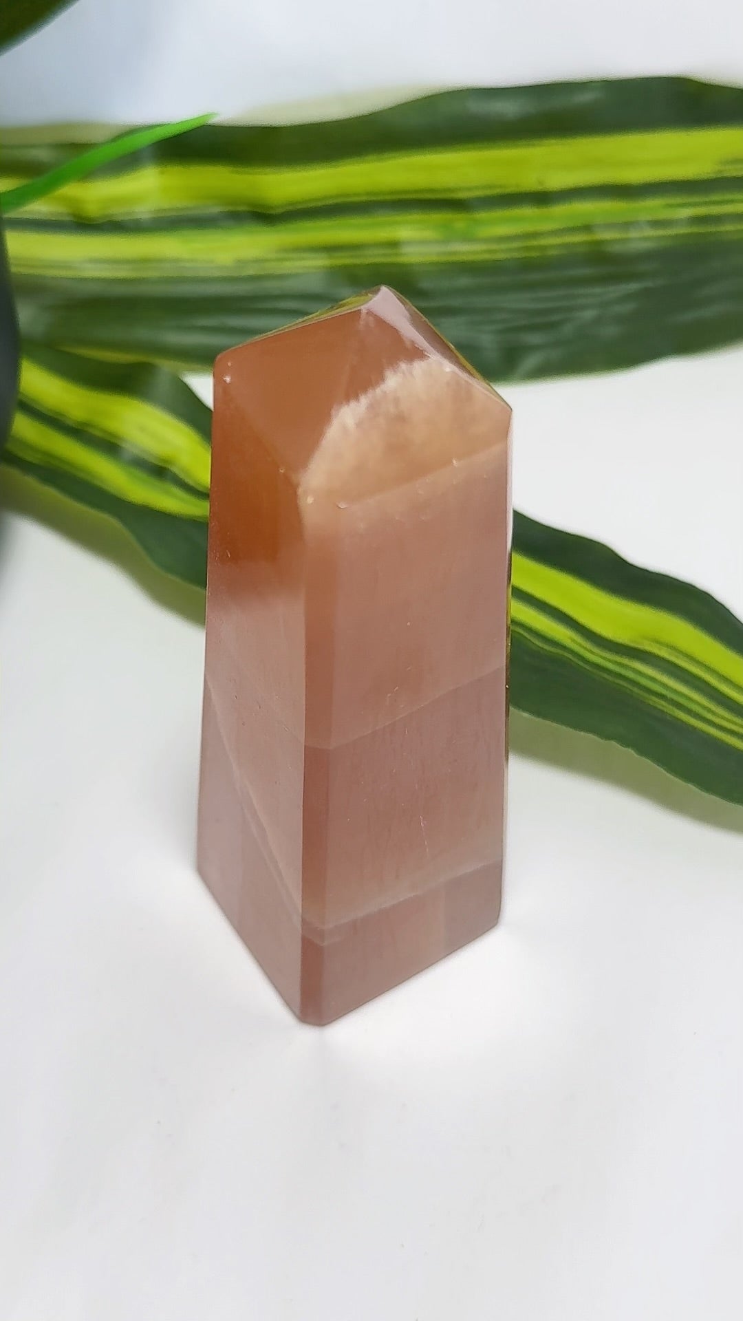 Honey Calcite Tower 348g