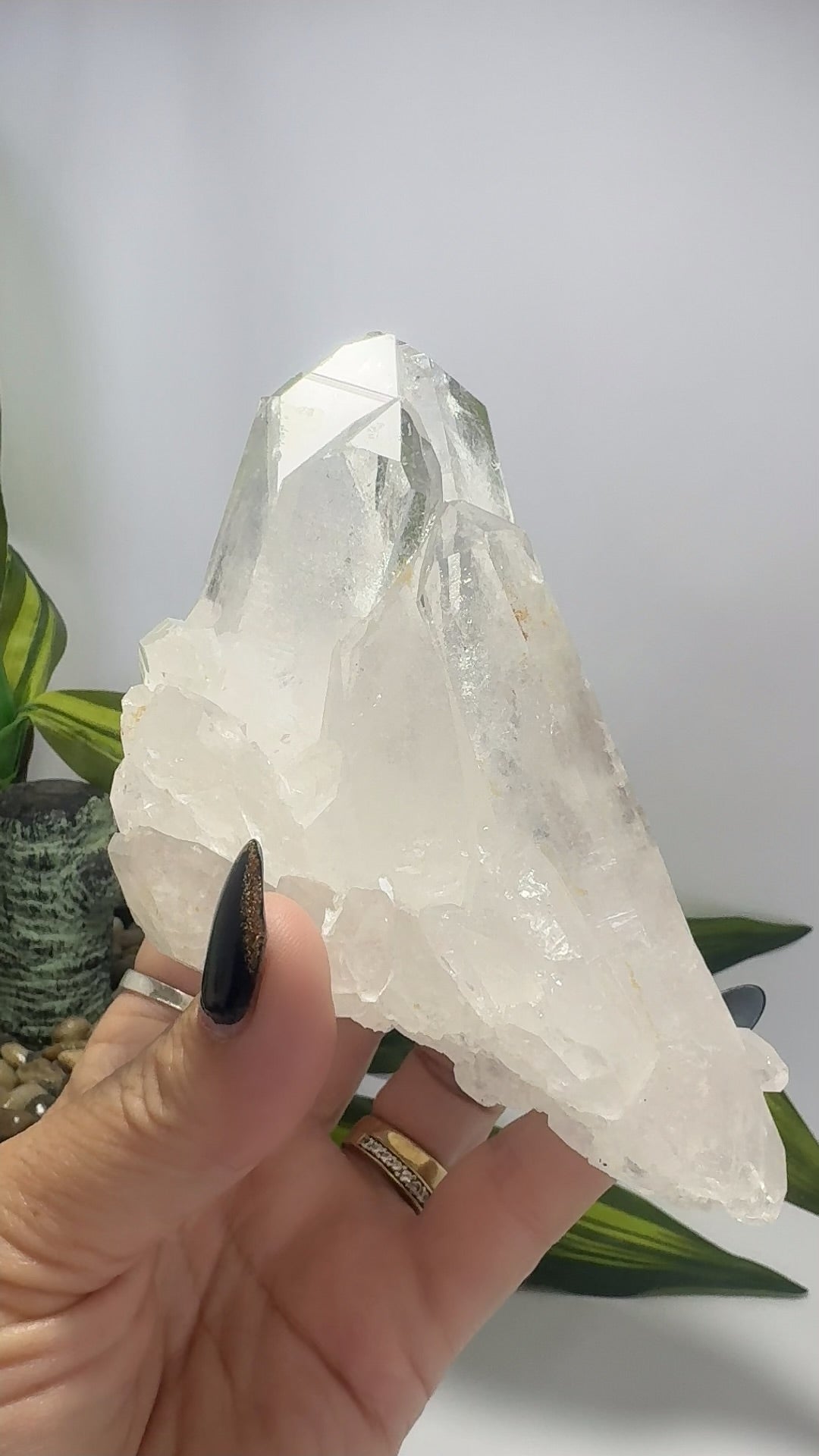 Clear Quartz Cluster 496g