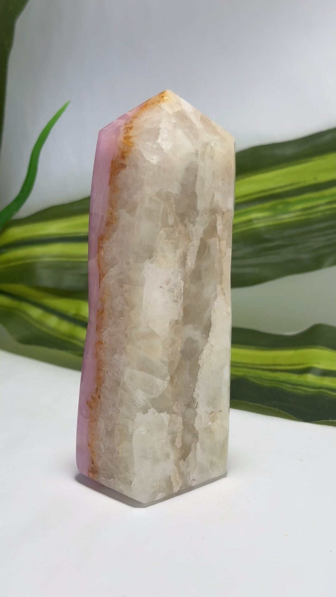 Pink Aragonite Tower 274g