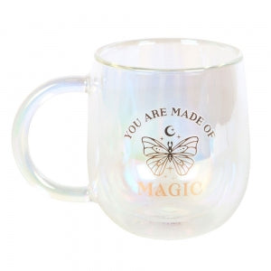 You Are Made Of Magic Double Walled Glass Mug