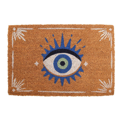 Natural All Seeing Eye Door Mat