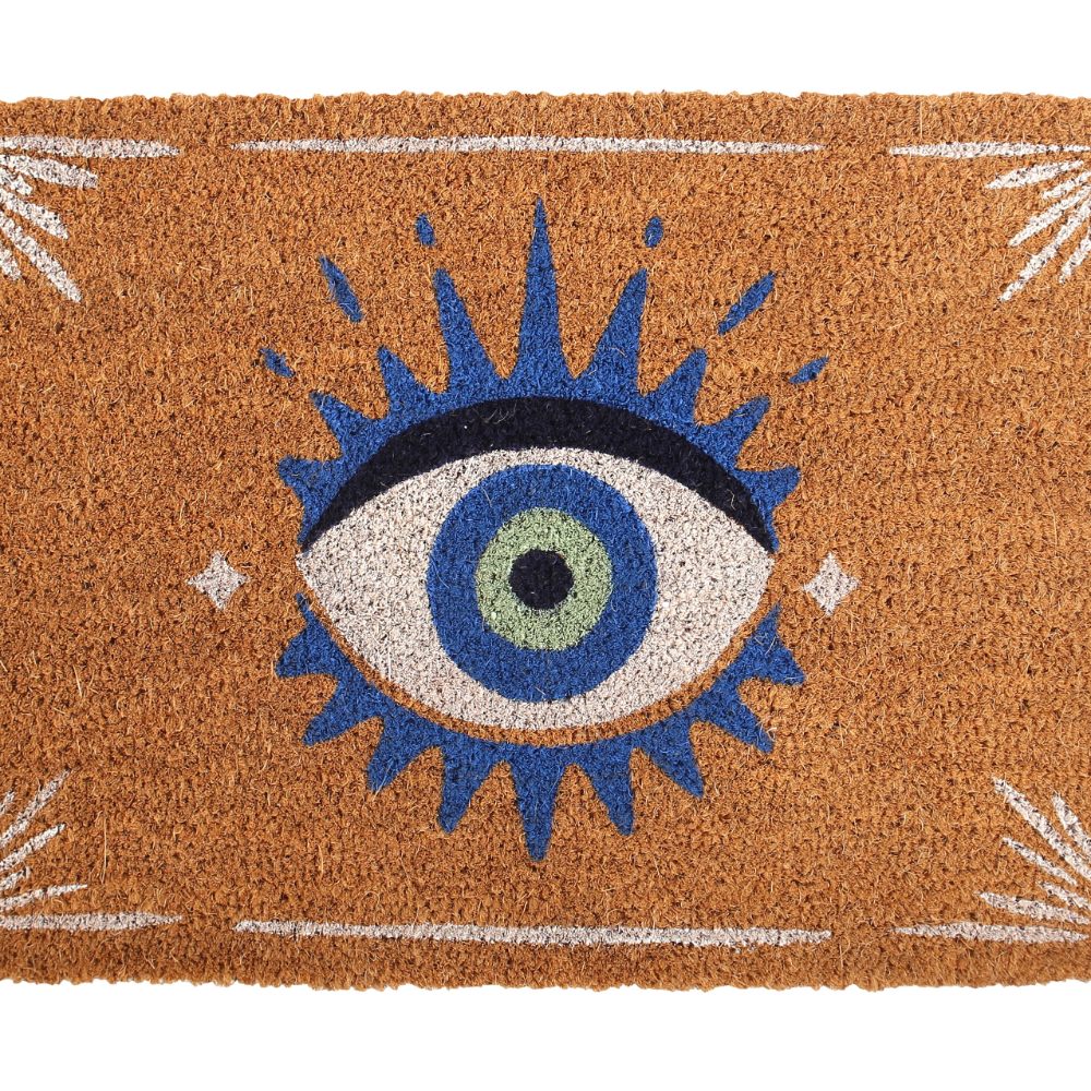 Natural All Seeing Eye Door Mat