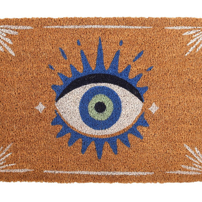 Natural All Seeing Eye Door Mat