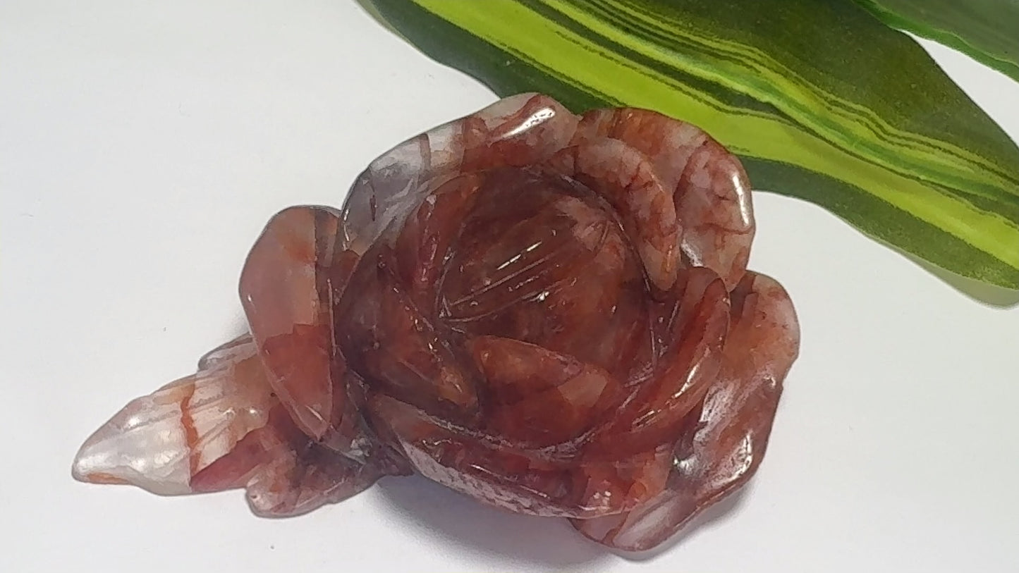 Fire Quartz Rose 328g