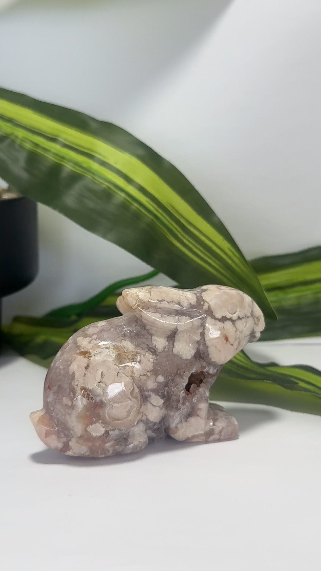 Flower Agate Rabbit 292g