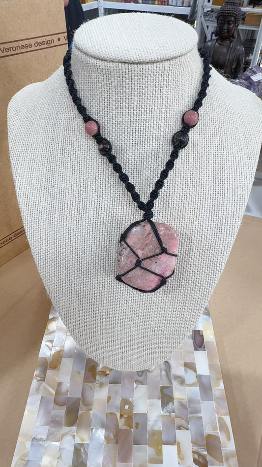 Rhodonite from Peru Handmade Pendant