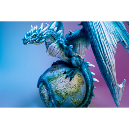 Earth Dragon and Globe Figurine