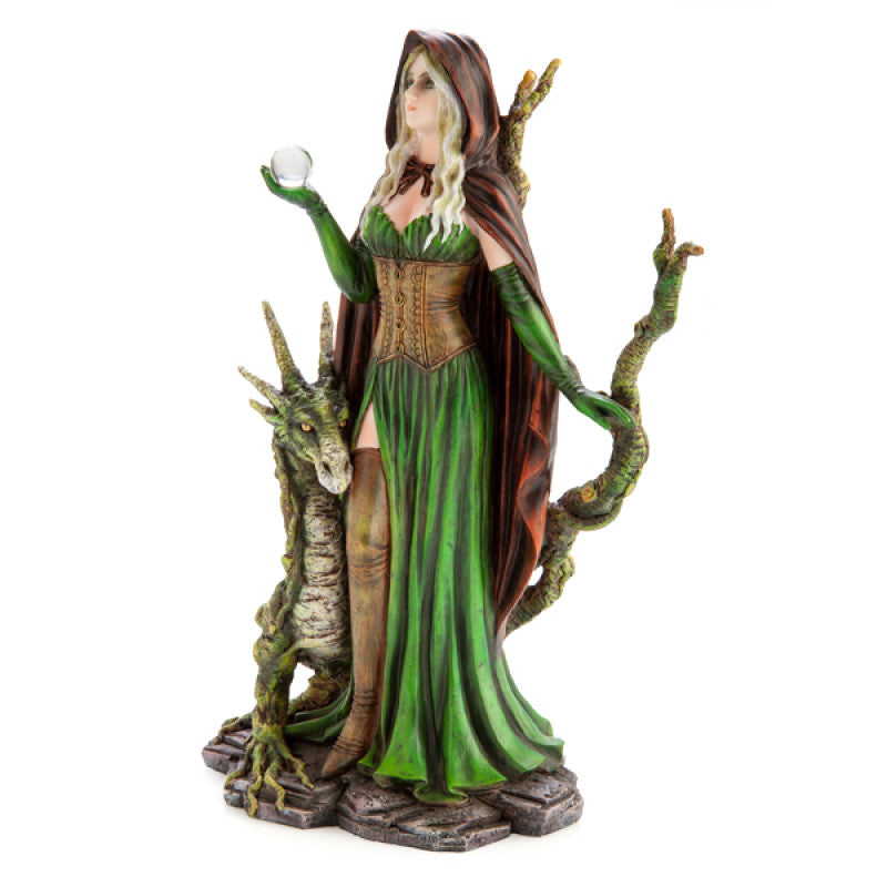 Lady of the Woods with Tree Dragon Figurine