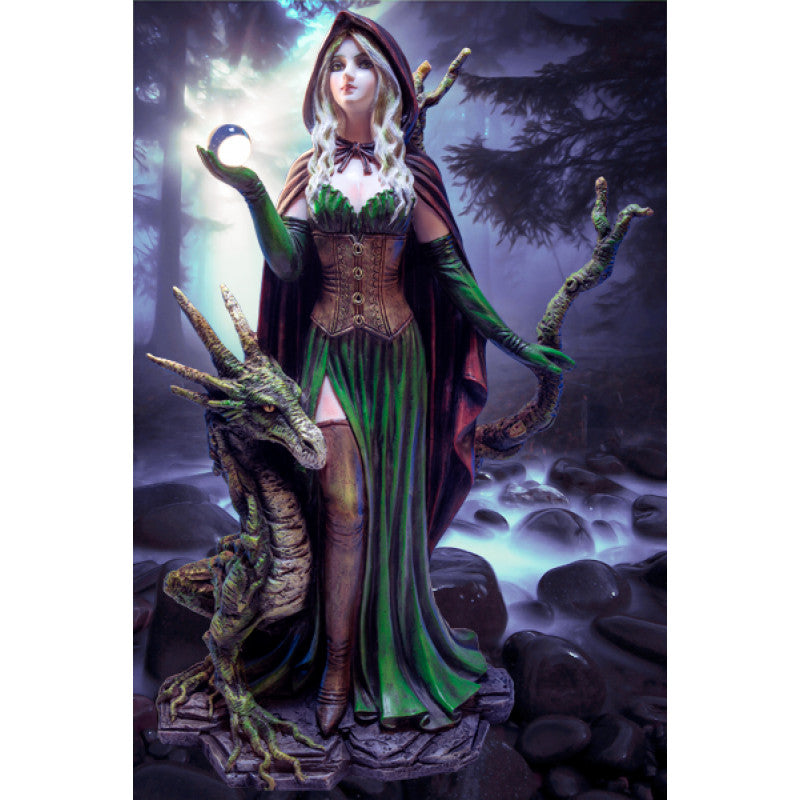 Lady of the Woods with Tree Dragon Figurine