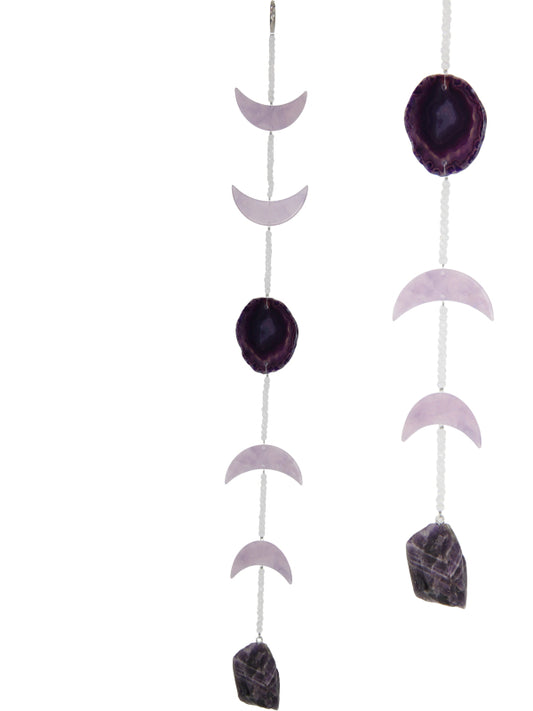 Amethyst Moon Phase Hanger