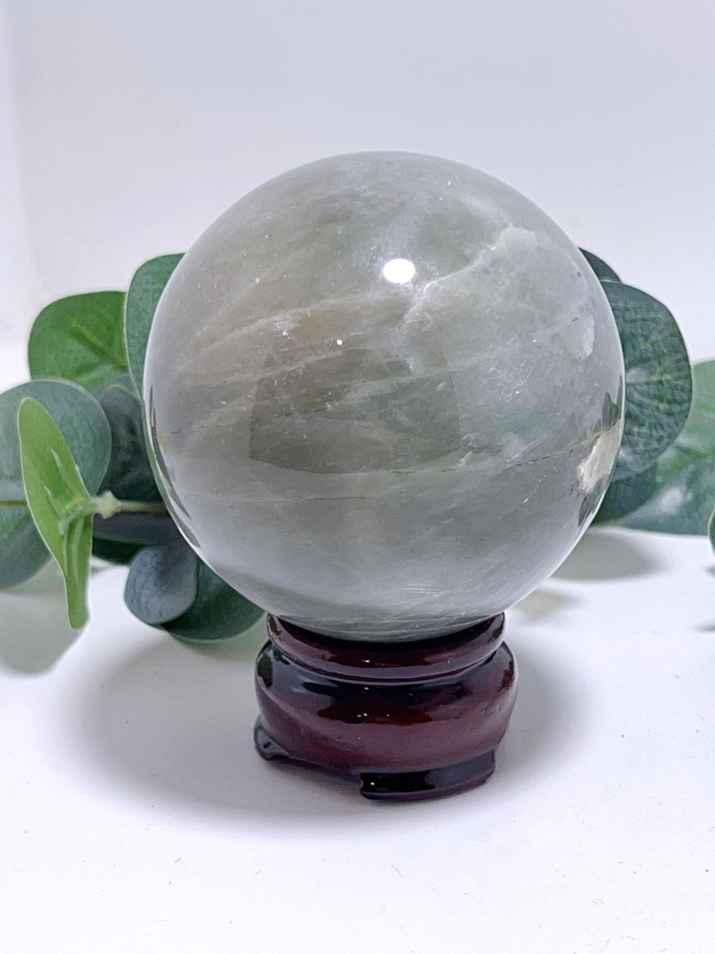 Green Moonstone Sphere 480G