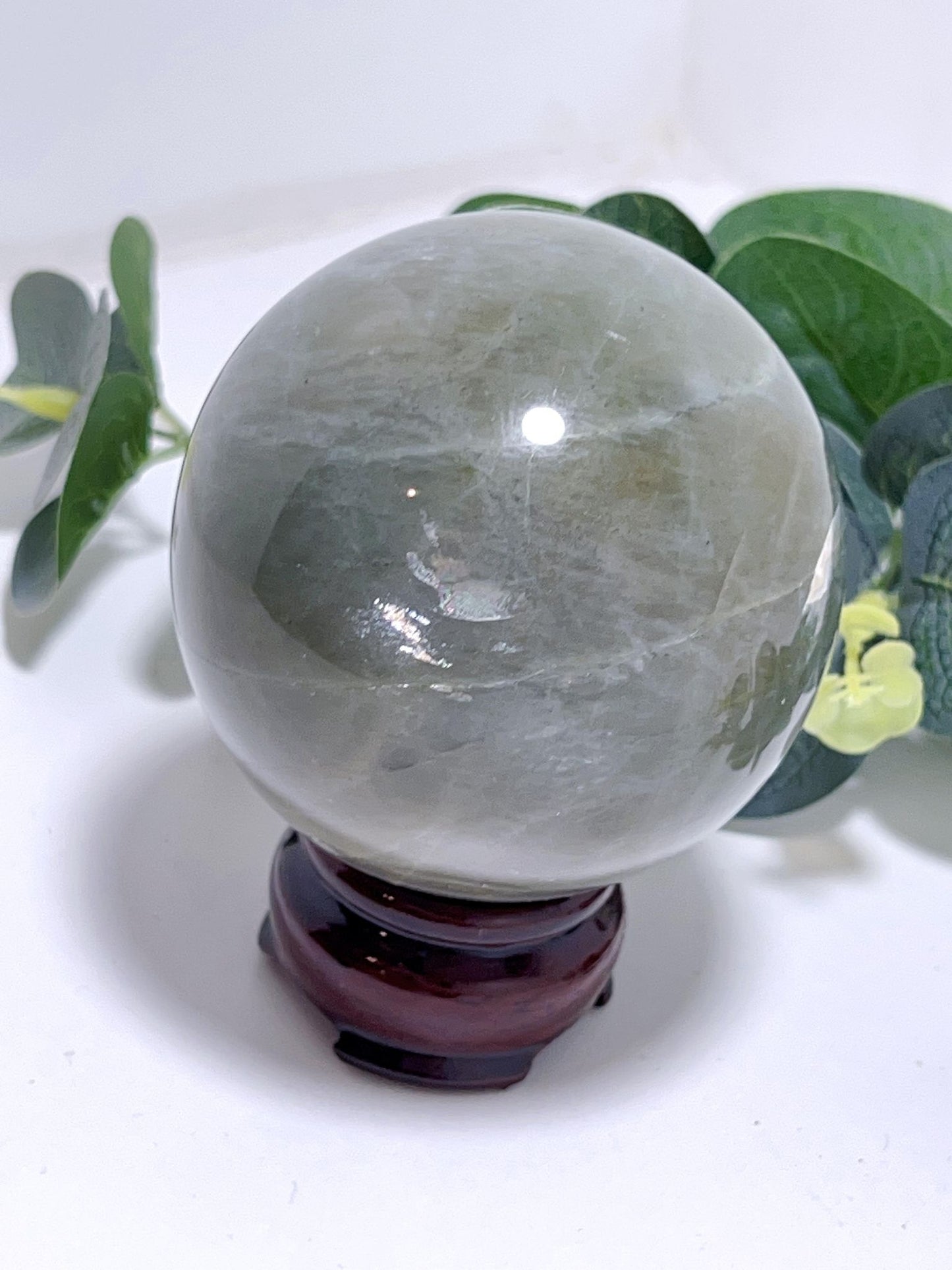 Green Moonstone Sphere 480G