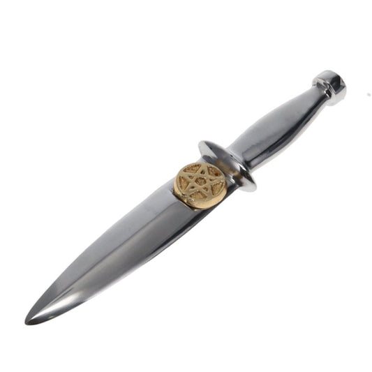 Aluminium Pentacle Athame 18cm x 3cm