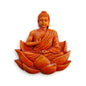 Orange Buddha Incense Burner