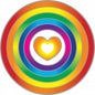 SUNSEAL STICKER - Rainbow Heart