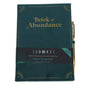 Book Of Abundance Journal With Green Aventurine Crystal Pen