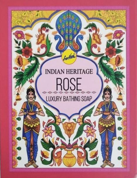 Rose Luxury Bathing Soap - Indian Heritage