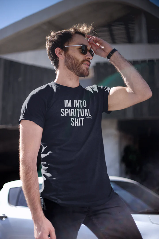 Spiritual Sh*t - Mens T Shirt-XLarge Black