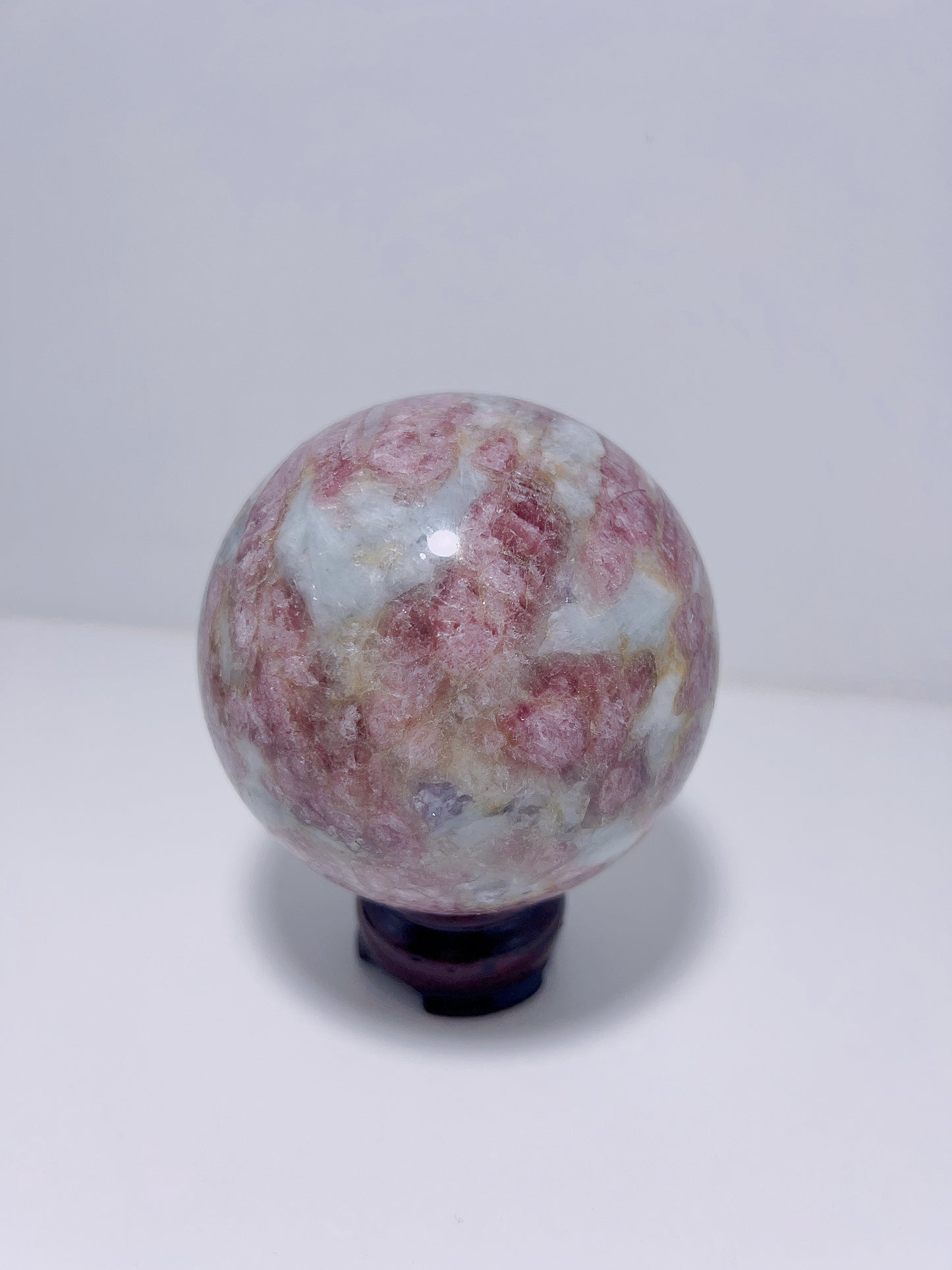 Pink Tourmaline Sphere  930G