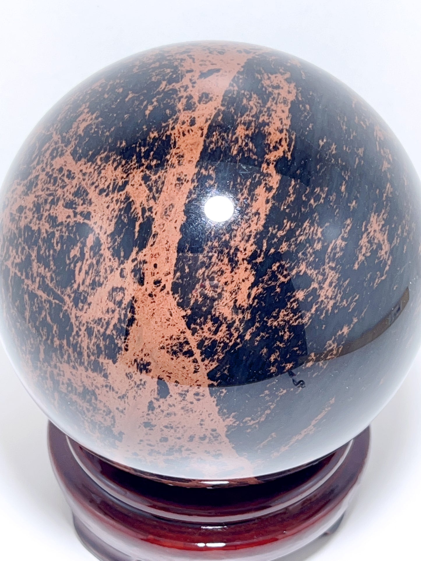 Mahogany Obsidian Sphere 3177G