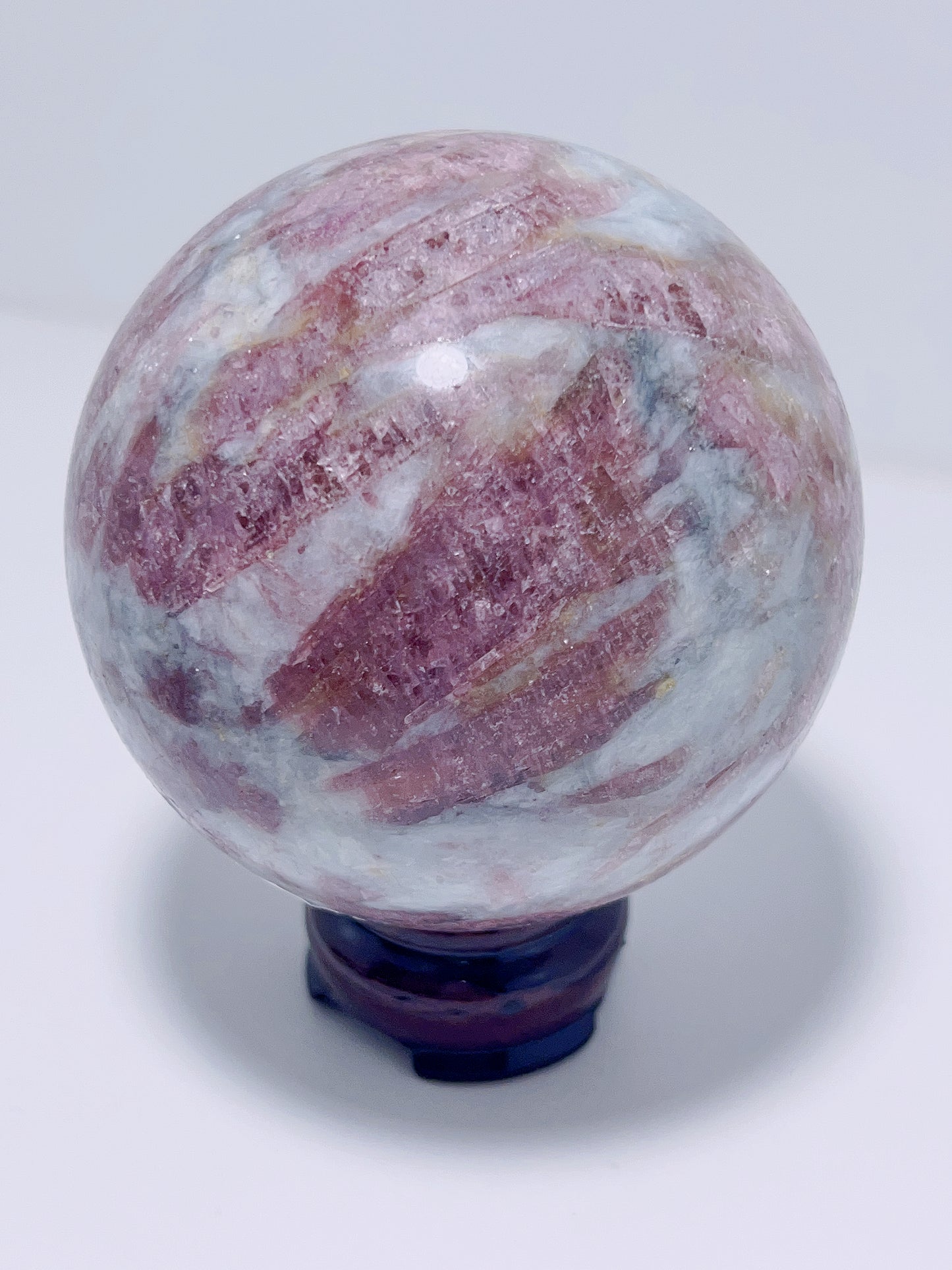 Pink Tourmaline Sphere  930G