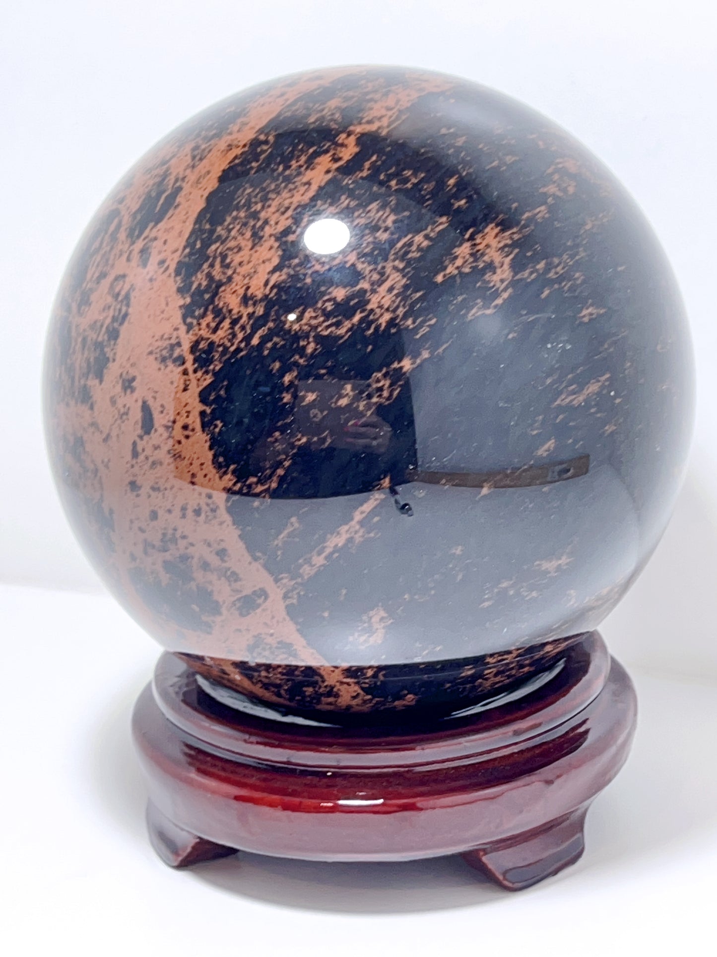 Mahogany Obsidian Sphere 3177G