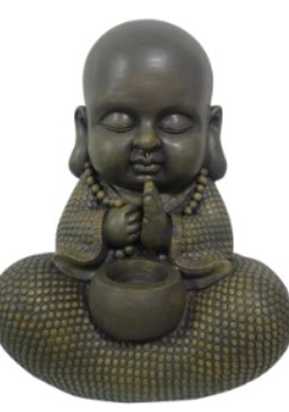 Sitting Cute Buddha with Bowl 57cm