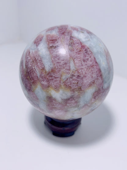 Pink Tourmaline Sphere  930G