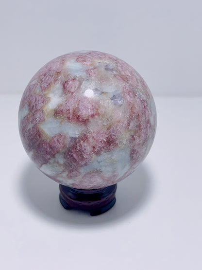 Pink Tourmaline Sphere  930G